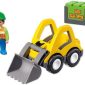 playmobil maquina retro excavadora